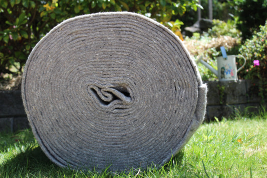 100% NZ Wool Biodegradable Weed Mat Roll - 20m