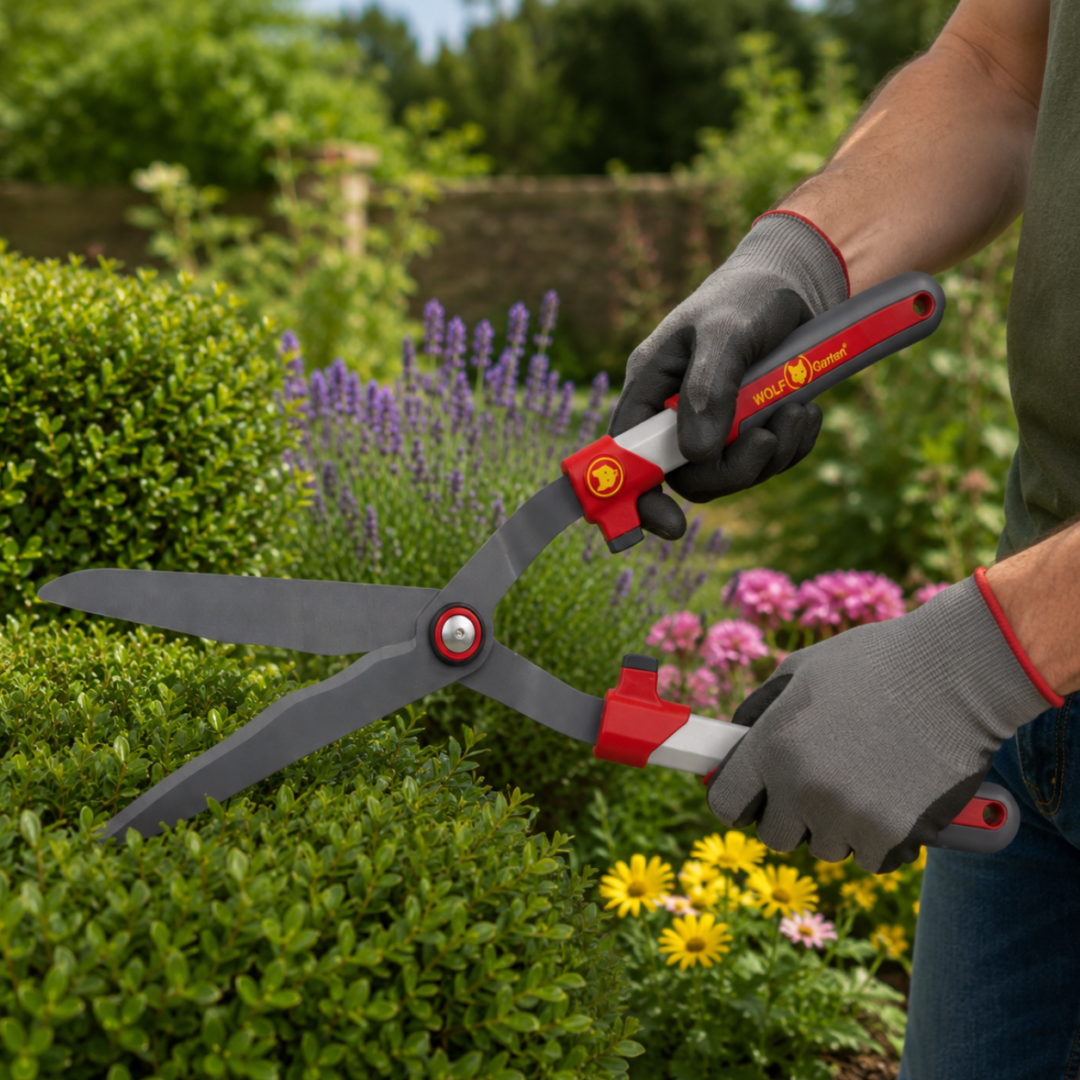 Hedge Shears with Wavy Blades