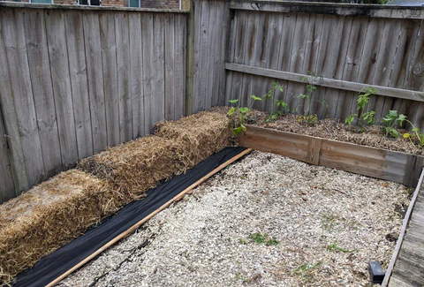 straw bales conditioning process step 9